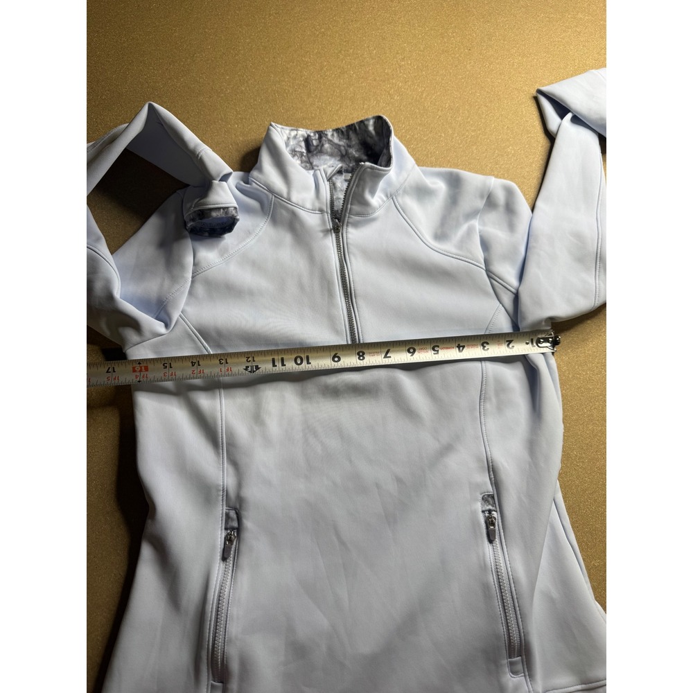 Zero Restriction Womens‎ Light Blue Quarter Zip Pullover Active Top Size Small - Picture 6 of 9